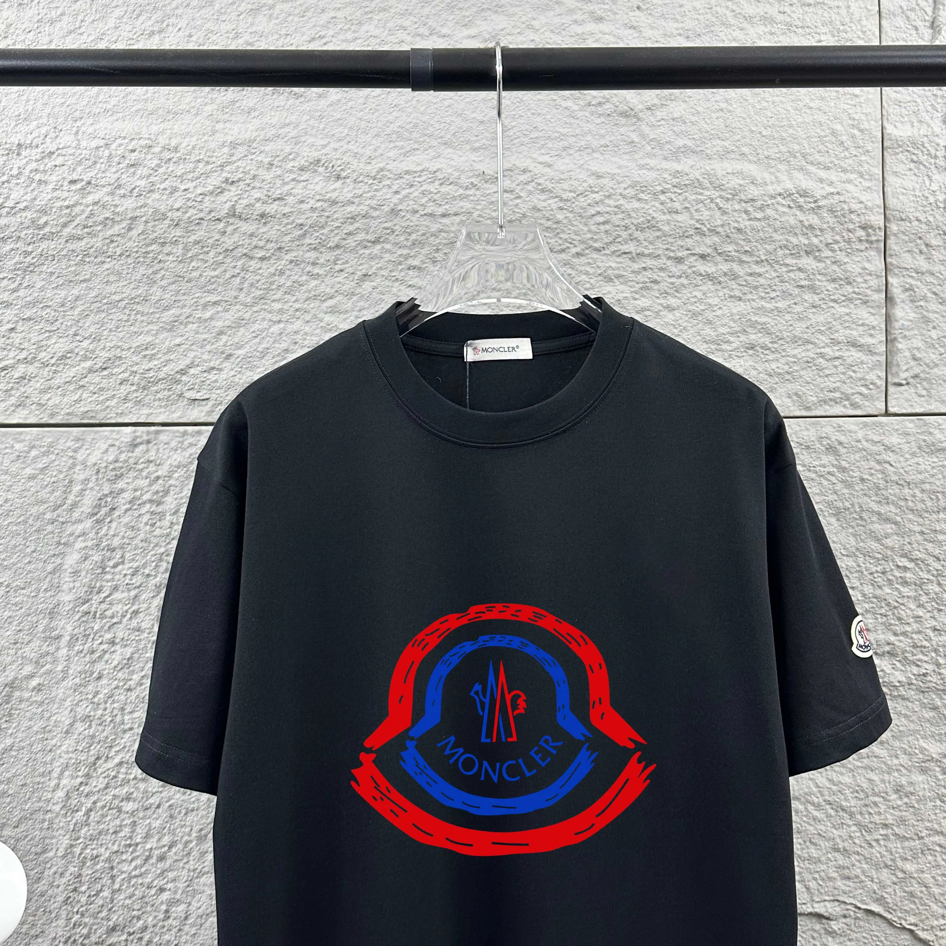 Moncle* *2026 New Arrival Classic T Same Style ：Black White Size： S （90-130 ） M （120-150 ） L （140-165 ） XL （160-180 ） XXL （180-210 ）
